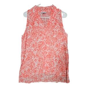 Floral And Ivy Women Blouse Polyester Sleeveless Spring Floral Medium M NWOT